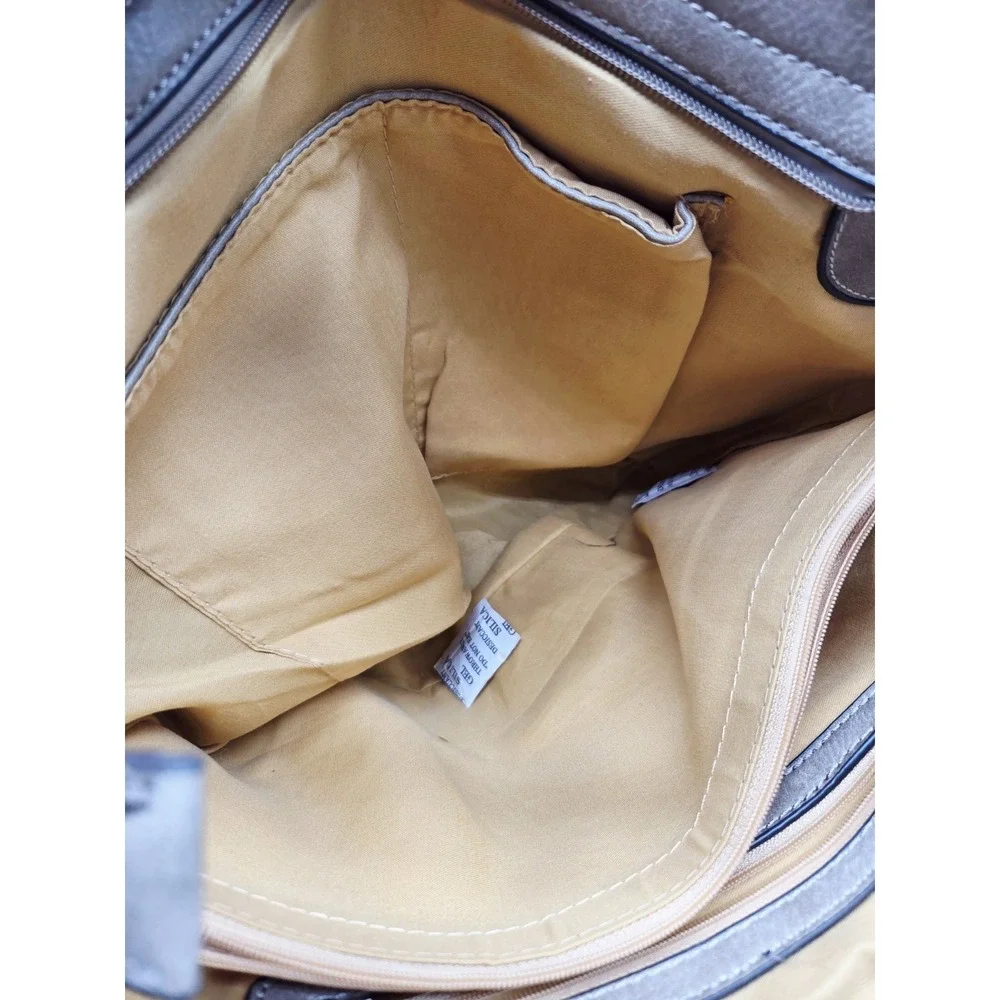 Womens Hobo SHoulder bag Snap HOOK Hardware‎ Mushroom DS NEW Beige Gold